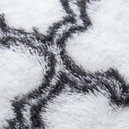 Dywan do salonu shaggy DECOR antypoślizgowy miękki puszysty modny 200x250, biały