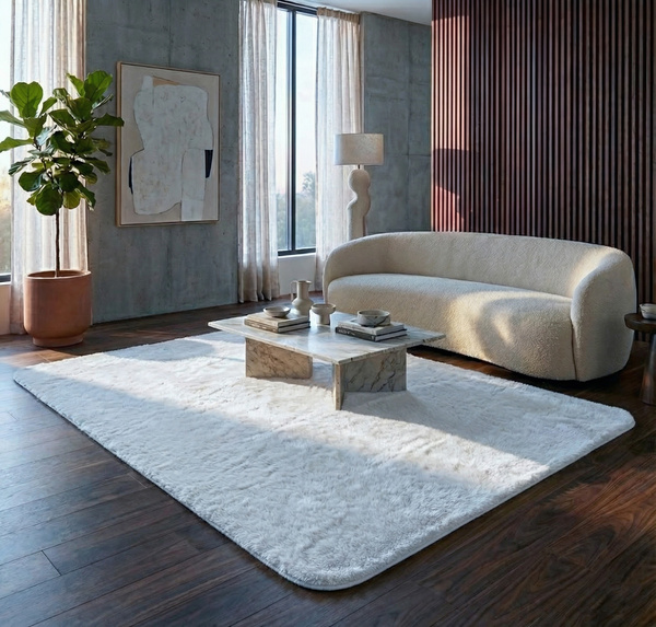 Room rug Rabbit Strado 120x160 White (White)