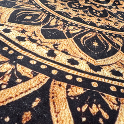 Dywan okrągły Mandala do salonu 120x120 orientalny NOVO antypoślizgowy
