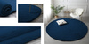 Dywan okrągły Rabbit Strado 90x90 RoyalNavy (Niebieski)