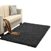Shaggy Strado 160x200 GreyNight room carpet (Dark gray)