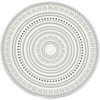 Round carpet NOVO Strado modern oriental pattern for living room Zenith 200x200 cm
