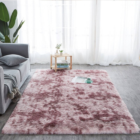 Dywan Ombre Shaggy Strado 140x190 OmbrePurple (Różowy)