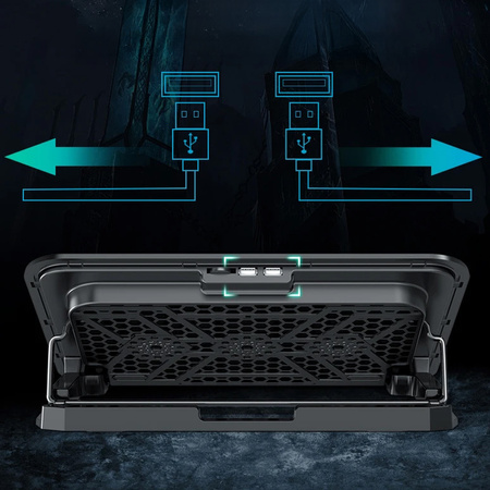 Strado Podkładka chłodząca do Laptopa LCP6 - Black