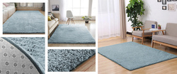 Dywan Alpaca 60x120 cm, srebrny - miękki, przyjemny w dotyku, do salonu i sypialni