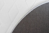 STRADO round Rabbit 3D plush soft like rabbit anti-slip carpet 140 White