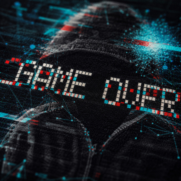 Dywan gamingowy 120x170 dla gracza mata pod fotel antypoślizgowy GameOver