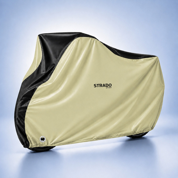  Pokrowiec Na Rower Wodoodporny Motor Skuter 110x200x70cm XXL, beżowy