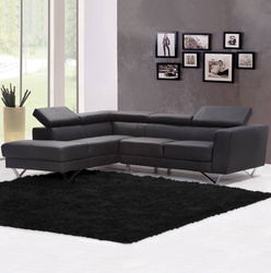 Shaggy Strado room carpet 80x150 BlackSky (Black)