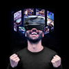 Okulary VR do wirtualnej rzeczywistości gogle 3D VRG PRO do smartfona do 7"
