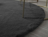 Rabbit Strado round rug 200x200 DeepGrey (Gray)