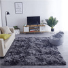 Miękki dywan Ombre Shaggy Strado 140x200 cm ciemnoszary wygodny do salonu i sypialni