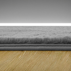 Rabbit Strado room rug 200x200 Silver (Light Gray)