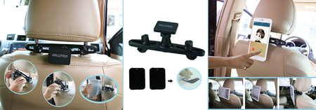 Magnetyczny uchwyt do tabletu na zagłówek - Car back seat 