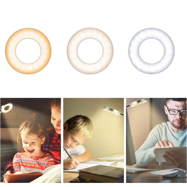 Lampa biurkowa LED z klipsem DML5, czarny