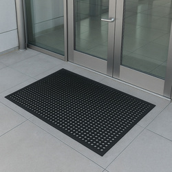 Perforated rubber floor mat 60x90cm - PRF6