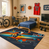 Dywan gamingowy 3D Strado BASKETBALL 100x150 cm nowoczesny z trójwymiarowym wzorem do pokoju gracza