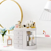 Casket Maya white organizer with door for jewelry and cosmetics modern large XXL trunk