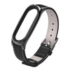 Pasek skórzany do Xiaomi Mi Band 3/4 Black – elegancki zamiennik silikonowej opaski