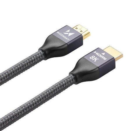 Kabel HDMI 2.1 Wozinsky 8K 60 Hz 3m WHDMI-30 (Srebrny)