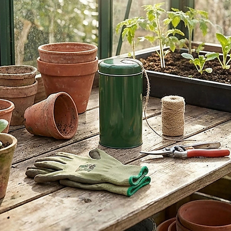 Sznurek jutowy z dozownikiem ekologiczny lina do ogrodu warsztatu 100m