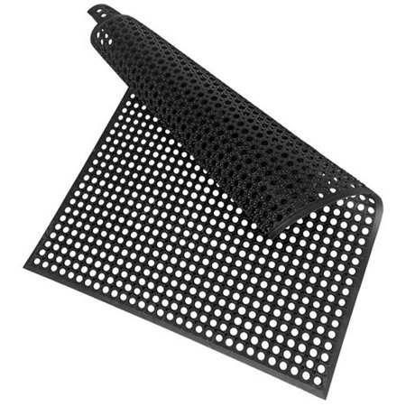 Wycieraczka ażurowa gruba mata wejściowa z perforowanej gumy 60x90