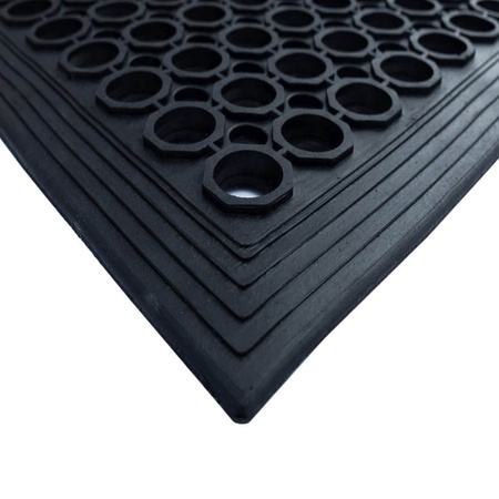 Perforated rubber floor mat 90x150cm - PRF9