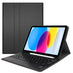 Etui z klawiaturą touchpad do Apple iPad 10.9 22 / 11 A16 2025 TPIP22 (Czarne)