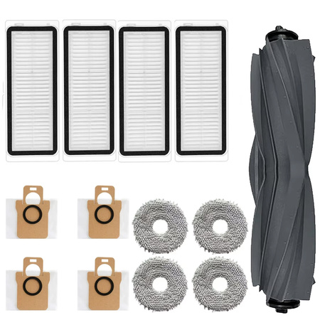 Szczotka mopy filtry worki do Xiaomi X10 X20 S10+ Dreame S10 Pro L10 Ultra