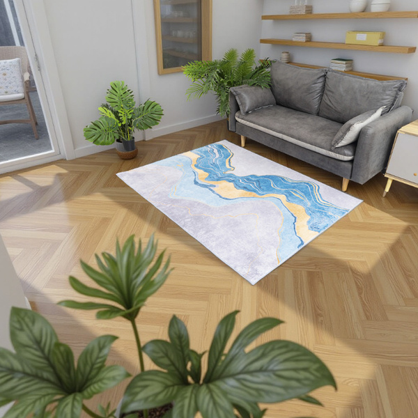 Dywan Novo 140x200 cm - Złoty Szlak - miękki do salonu i sypialni