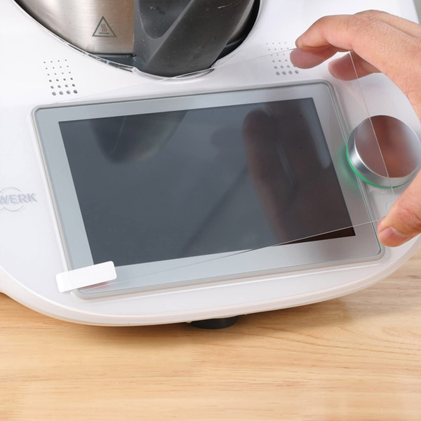 Szkło hartowane do Thermomix TM6 zestaw - ochrona ekranu 9H, pełne pokrycie, oleofobowe