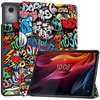 Etui Graficzne z klapką podstawką do Lenovo Tab K11 Plus 11.45" TB352FU (Graffiti)