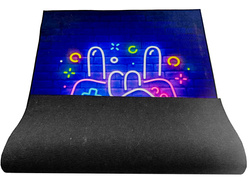 Dywan gamingowy 3D HardGames 140x200 cm - nowoczesny wzór 3D do pokoju gracza