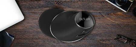 Ergonomiczna Mysz komputerowa - Delux M618 Silver