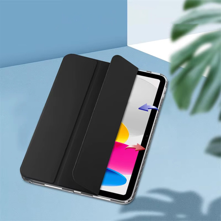 Etui Hard Crystal z uchwytem na rysik do Apple iPad 10.9 10 GEN 2022 / iPad 11 A16 11GEN 2025 - Black