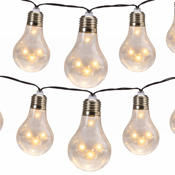 Lampki imprezowe na ogród balkon 50LED 7,5m girlanda świetlna łańcuch