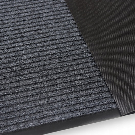 Wycieraczka pod drzwi do butów wejściowa mata gumowa 60x90 gruba XL, ciemnoszara