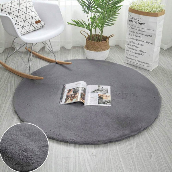 Rabbit Strado 100x100 Silver (Light Gray) Round Carpet
