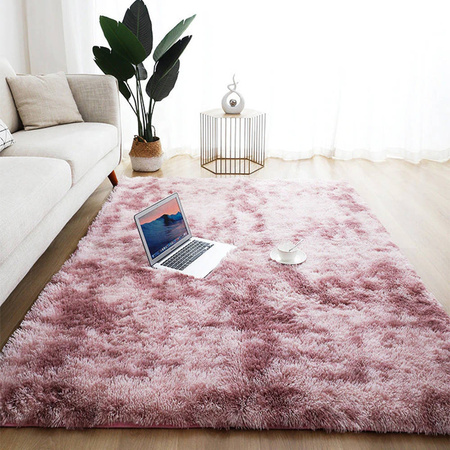 Dywan Ombre Shaggy Strado 200x260 OmbrePurple (Różowy)