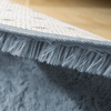 Shaggy Strado 250x350 SilverFur room carpet (Light gray)