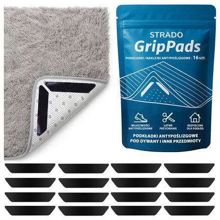 Strado Podkładki antypoślizgowe do dywanu 16 sztuk