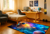 Dywan gamingowy 3D Galaktyka 140x200 cm - nowoczesny wzór 3D do pokoju gracza