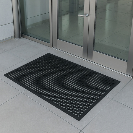 Perforated rubber floor mat 60x90cm - PRF6