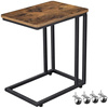Strado VENGE auxiliary coffee table - laptop side table for sofa and bed 2in1 wheels and legs