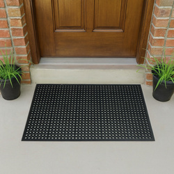 Perforated rubber floor mat 60x90cm - PRF6