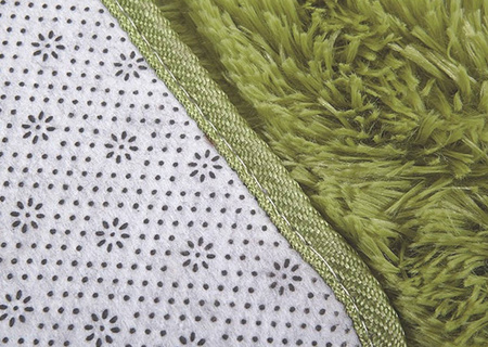 Dywan Shaggy antypoślizgowy nowoczesny salon miękki puszysty 60x90, zielony