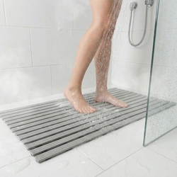 Mata łazienkowa antypoślizgowa do łazienki do wanny pod prysznic 43x61cm (Szara)