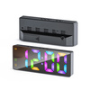 RGB LED digital alarm clock - DAC8 - Black