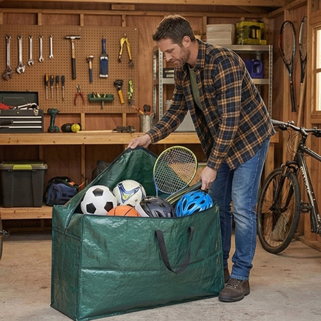 Pokrowiec ochronny na poduszki ogrodowe torba woodoodporna uchwyty plandeka