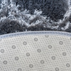 Dywan okrągły do salonu shaggy DECOR antypoślizgowy miękki puszysty 140x140 Grey Lantern